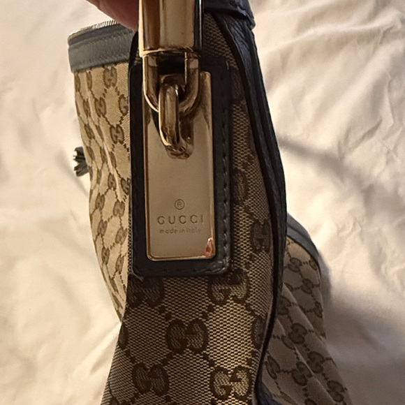 Gucci Canvas Bella Hobobag Blue - Picture 5 of 10